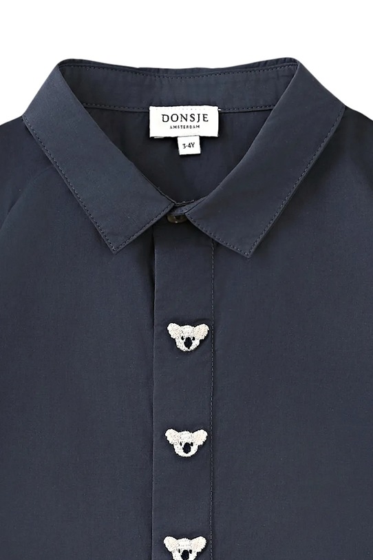Donsje koszula bawełniana niemowlęca Lauden Shirt Koala granatowy 4096502.68.92