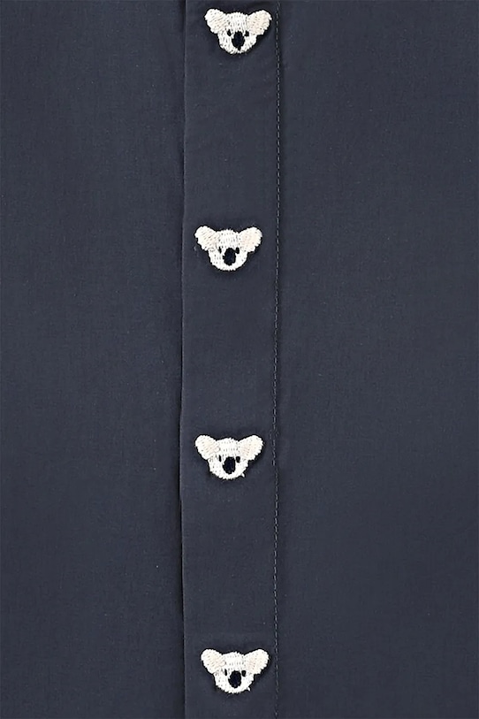 Donsje koszula bawełniana niemowlęca Lauden Shirt Koala 4096502.68.92 granatowy