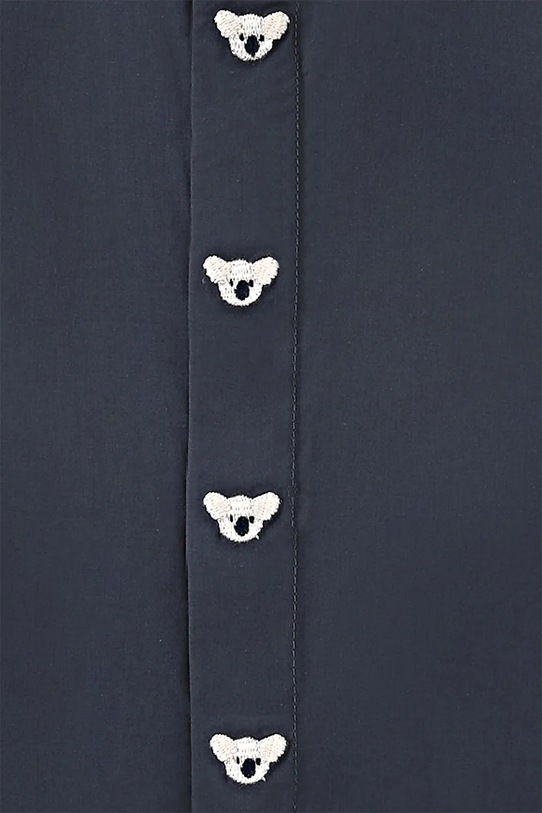 Παιδικό βαμβακερό πουκάμισο Donsje Lauden Shirt Koala 4096502.98.128 σκούρο μπλε