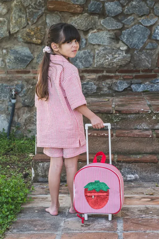 Παιδικό βαμβακερό πουκάμισο That's mine Ino κόκκινο 152161