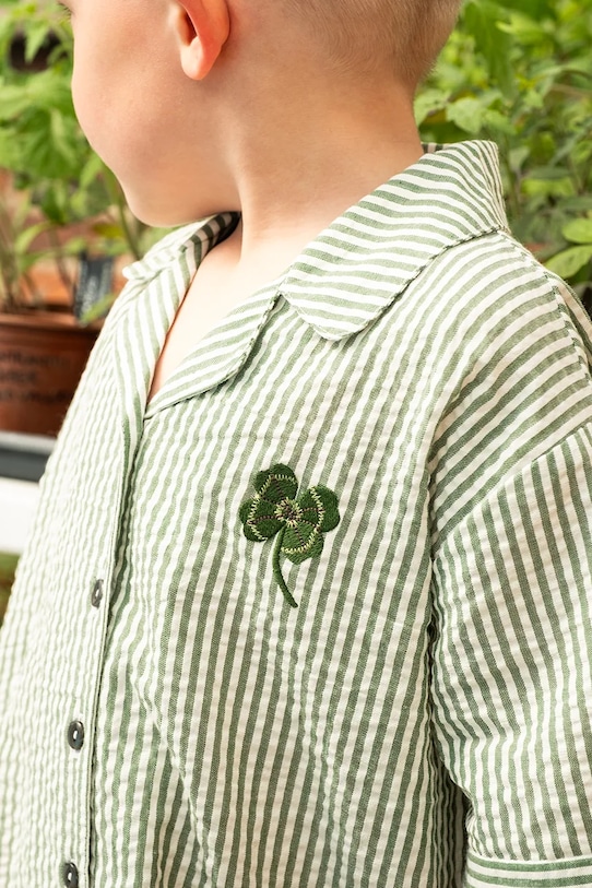 Chłopiec That's mine koszula dziecięca bawełniana Ino 152161 zielony