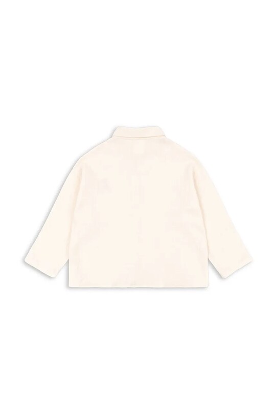 Băieți Konges Sløjd cămașă de bumbac pentru copii RHW X KS BELLA SHIRT GOTS KS103591 bej