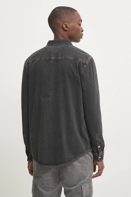 Îmbrăcăminte Tommy Jeans cămașă din denim DM0DM21103 gri