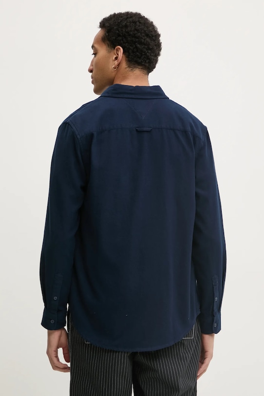 Îmbrăcăminte Tommy Jeans cămașă din bumbac DM0DM20669 bleumarin