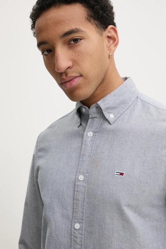 Рубашка Tommy Jeans серый DM0DM20667