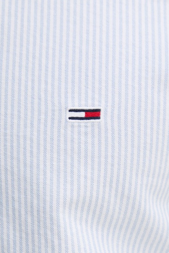 Bavlnená košeľa Tommy Jeans DM0DM20668 modrá