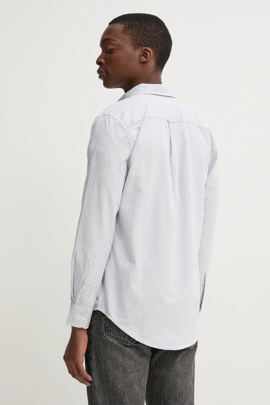 Oblečenie Bavlnená košeľa Tommy Jeans DM0DM20668 sivá