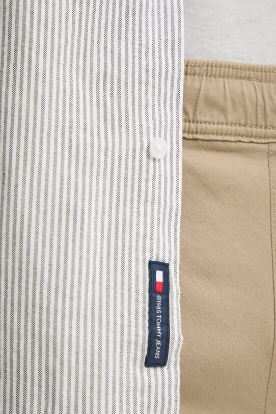 Tommy Jeans camasa din bumbac DM0DM20668 gri