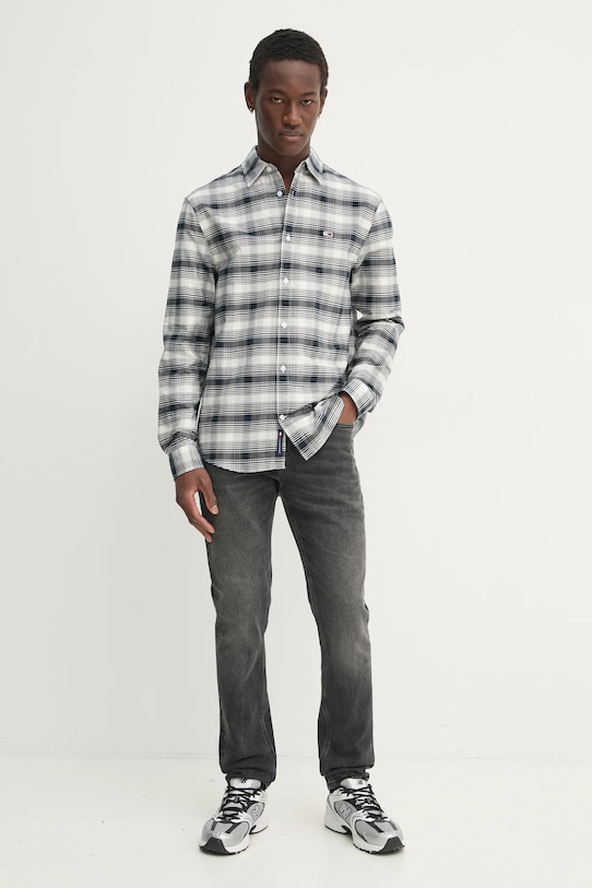 Одежда Рубашка Tommy Jeans DM0DM21096 тёмно-синий