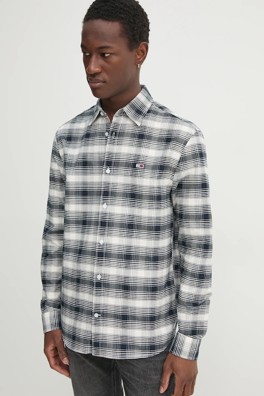 Рубашка Tommy Jeans DM0DM21096 тёмно-синий