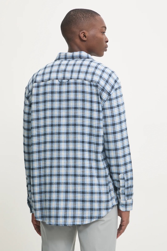 Îmbrăcăminte Tommy Jeans cămașă din bumbac DM0DM20239 albastru