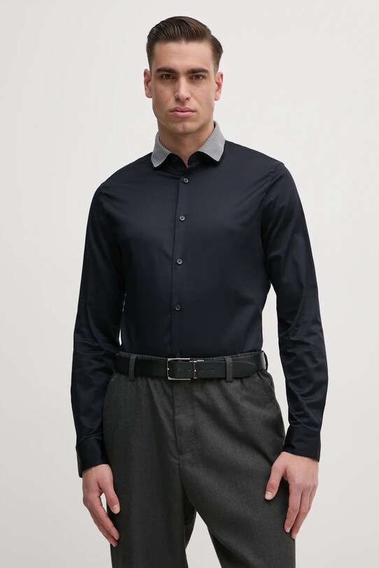 Košile Armani Exchange námořnická modř XM000198.AF10192