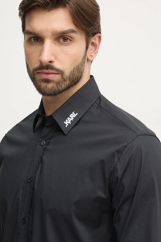 Karl Lagerfeld cămașă 551600.605991 negru