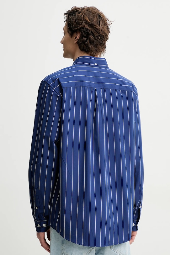 Одежда Хлопковая рубашка Les Deux LDM410206 тёмно-синий