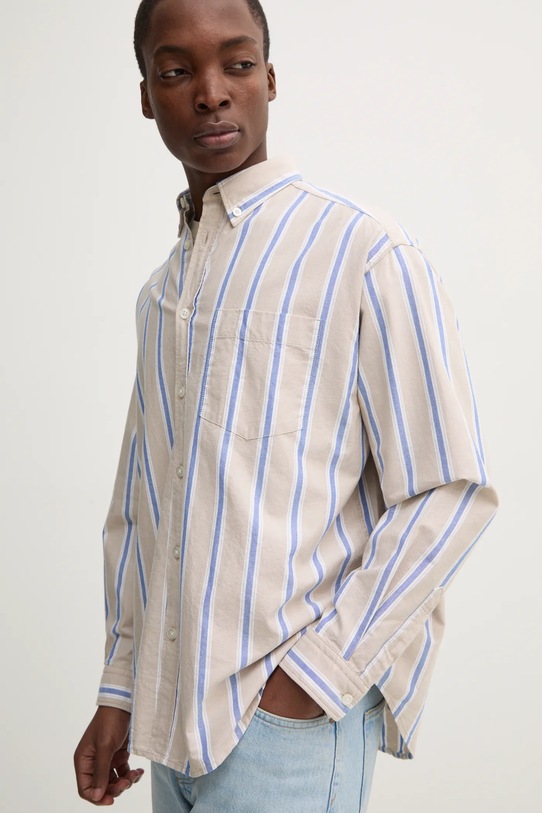 Hugo Blue camasa din bumbac bej 50534183