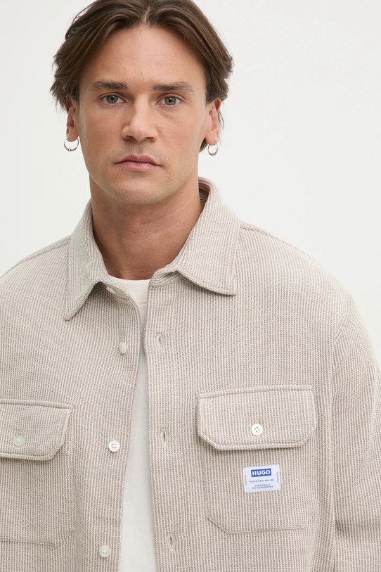 Košile Hugo Blue béžová 50534184