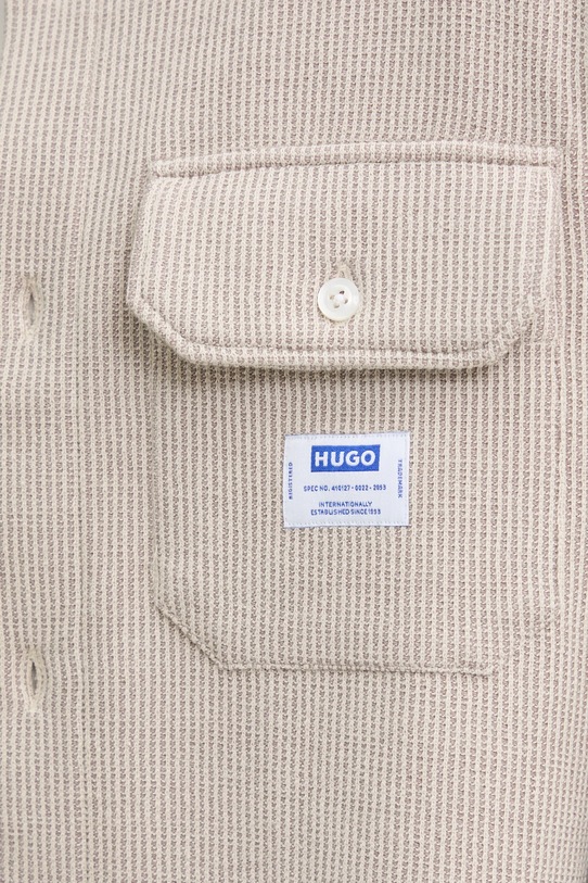 Košile Hugo Blue 50534184 béžová