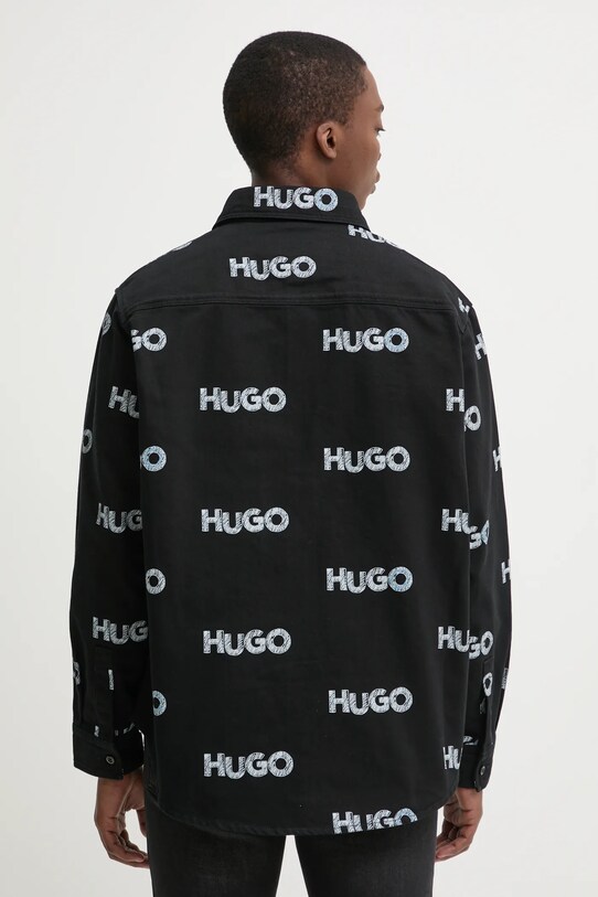 Одяг Джинсова сорочка Hugo Blue 50534186 чорний