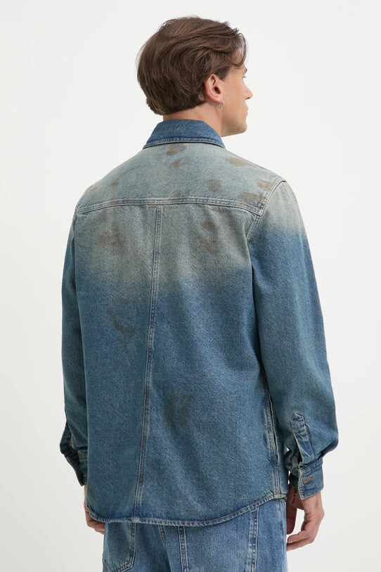 Odzież Hugo Blue koszula jeansowa 50534187 granatowy