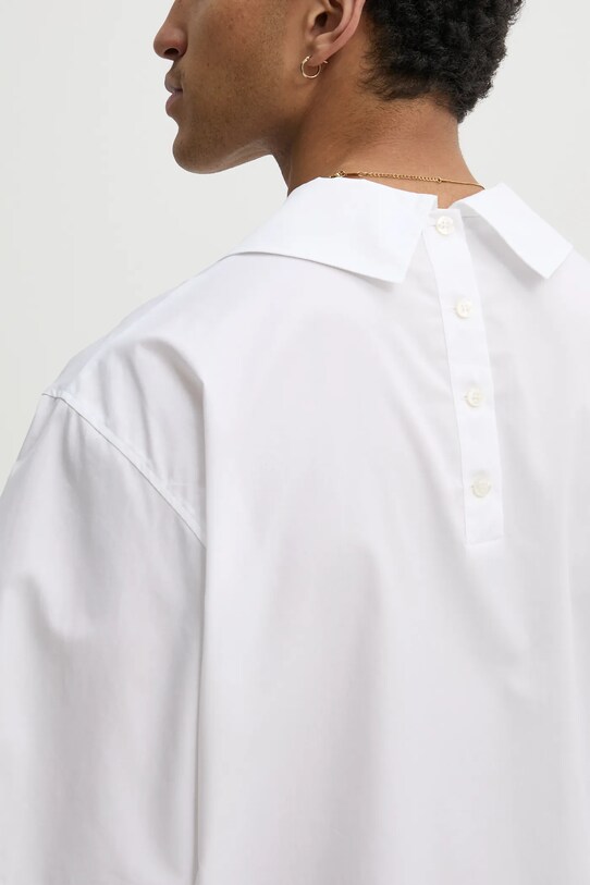 MSGM camasa din bumbac 3840ME06X.257100 alb