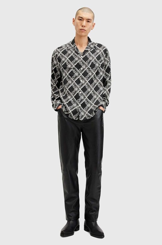 Рубашка AllSaints GRID чёрный M025SB
