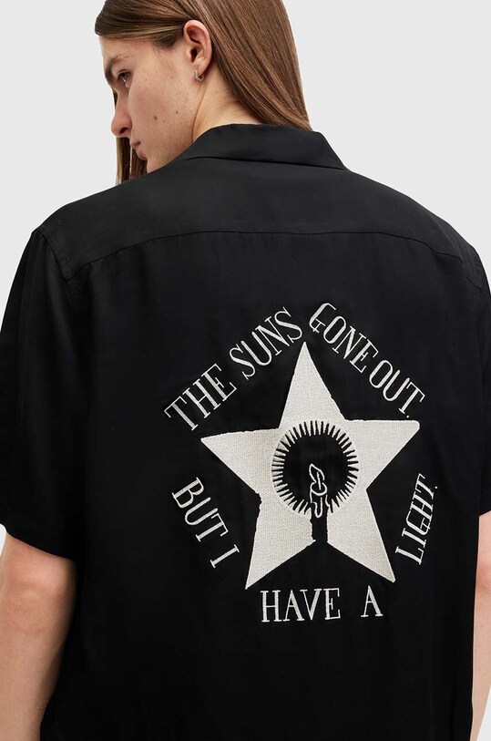 Одежда Рубашка AllSaints WISH M027SB чёрный
