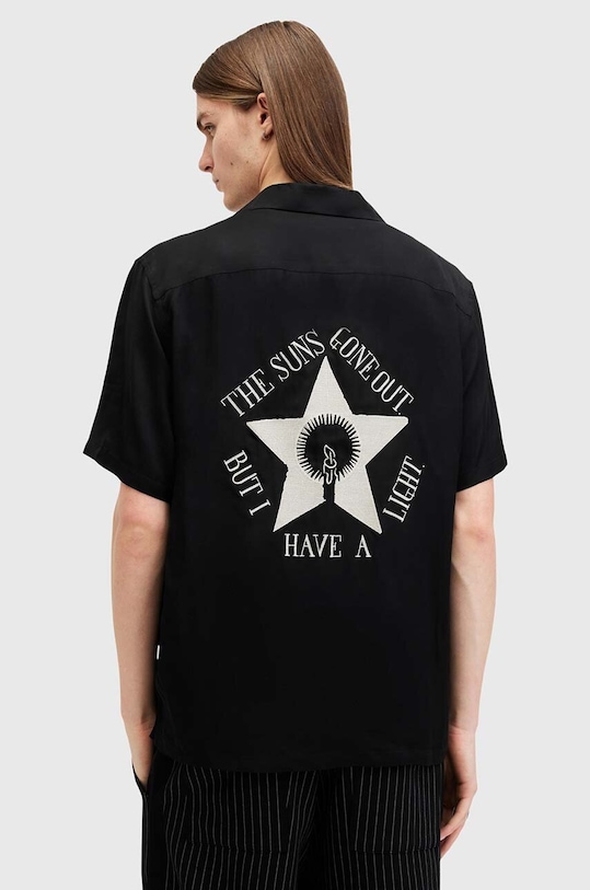 AllSaints camicia WISH nero M027SB