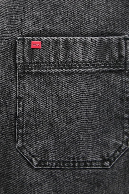 Džínová košile HUGO 50534220 šedá