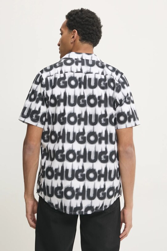 Одежда Хлопковая рубашка HUGO 50534240 белый