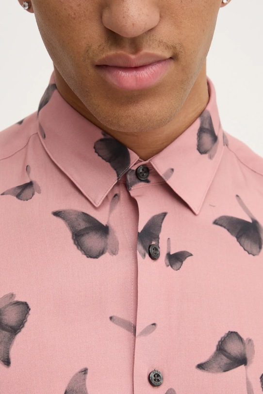 HUGO koszula 50534247 różowy SS25