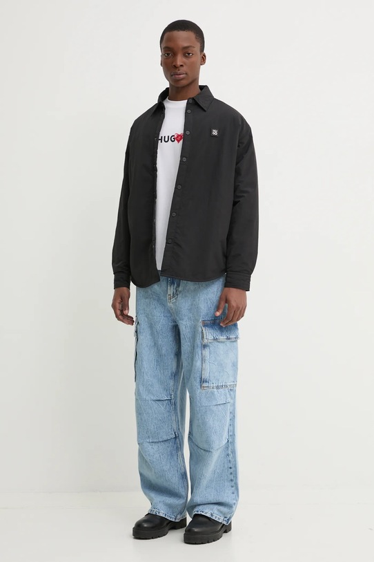 Jakna HUGO 50534283 crna SS25