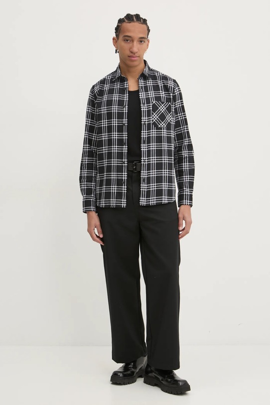 HUGO cămașă din bumbac 50534853 negru SS25