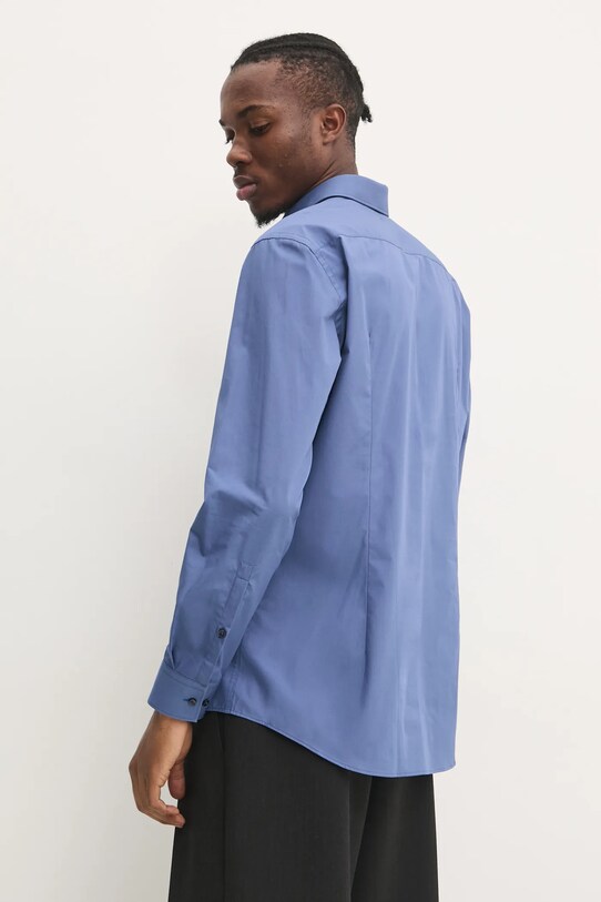 Бавовняна сорочка HUGO блакитний 50534044