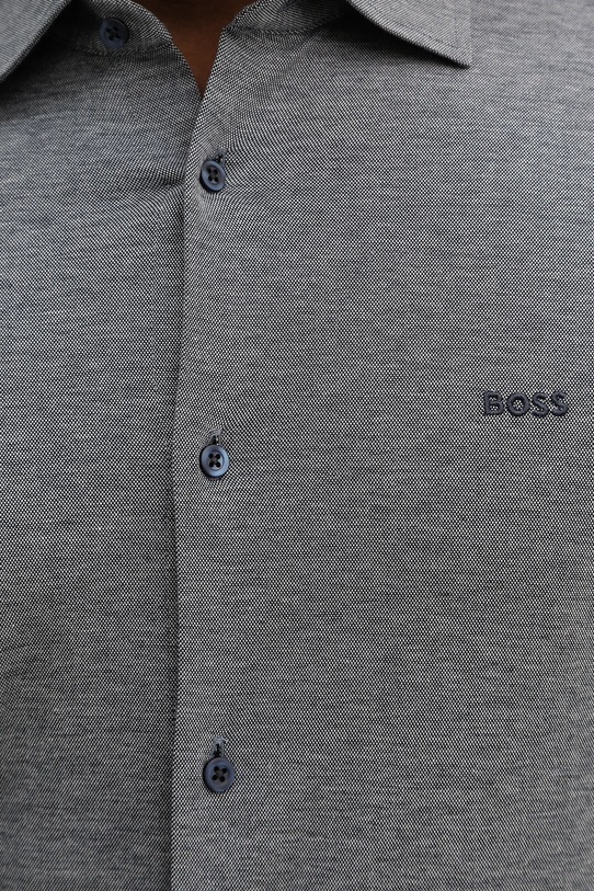 Pamučna košulja BOSS Orange 50519748 plava