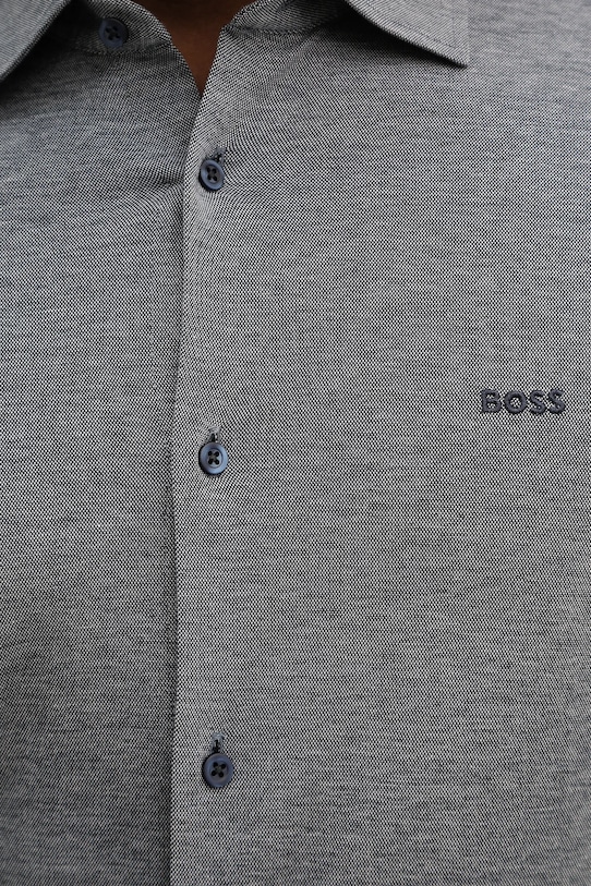 Pamučna košulja BOSS Orange 50519748 plava