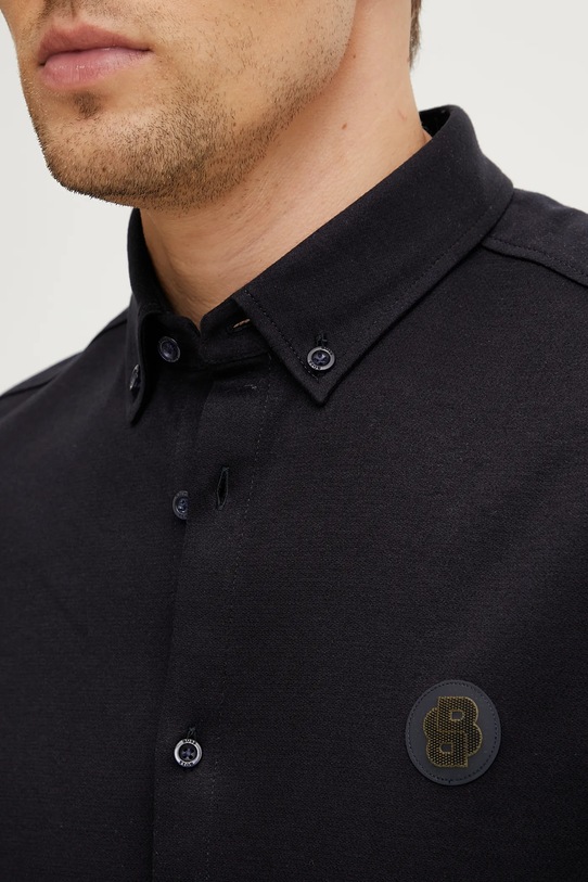 BOSS Green koszula bawełniana 50533149 granatowy