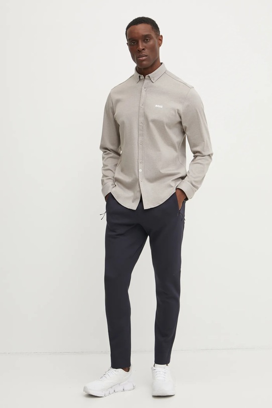 BOSS Green camasa 50533163 bej SS25