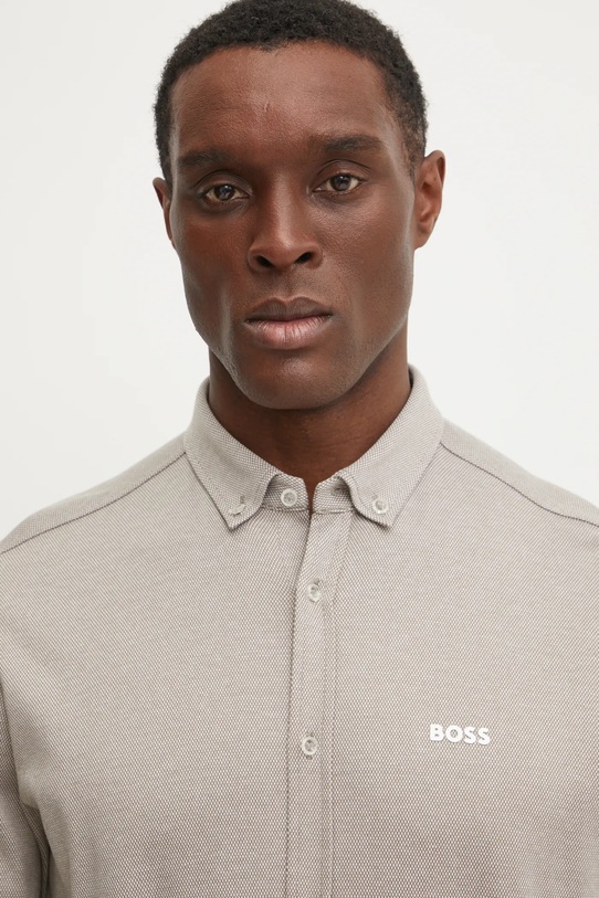 BOSS Green camasa bej 50533163