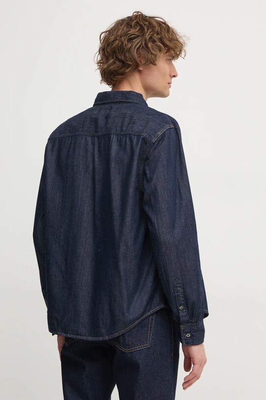 Košeľa Calvin Klein Jeans tmavomodrá J30J326584