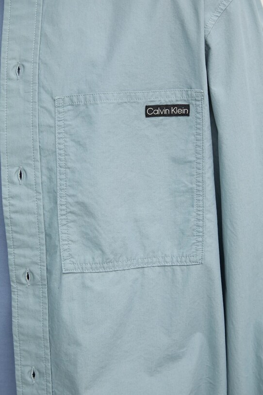 Bavlnená košeľa Calvin Klein Jeans J30J326721 modrá