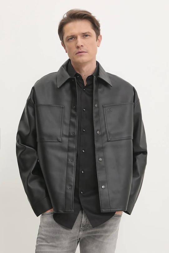 Рубашка Calvin Klein Jeans casual чёрный J30J326731