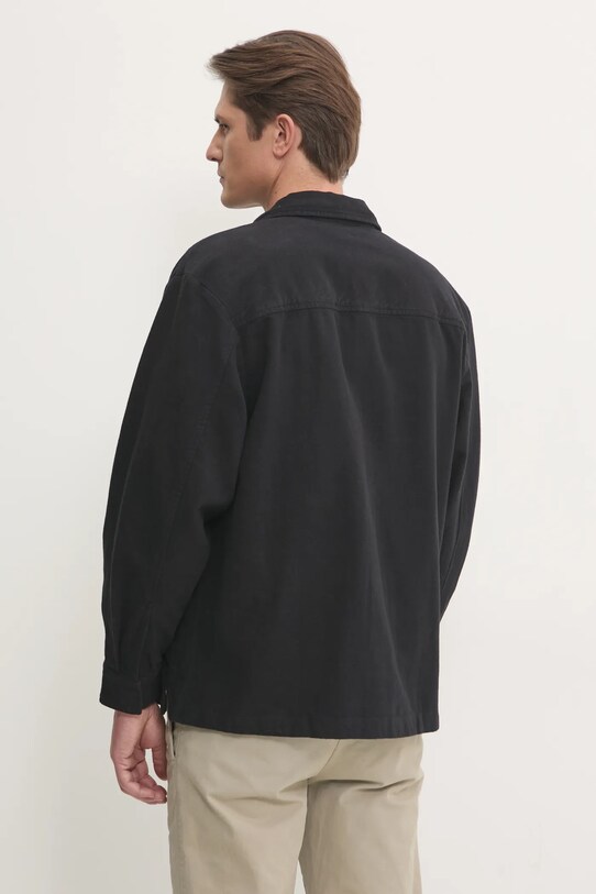 Хлопковая рубашка Calvin Klein Jeans чёрный J30J327108