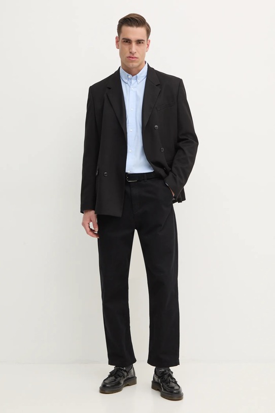 Odzież Calvin Klein koszula K10K113614 niebieski