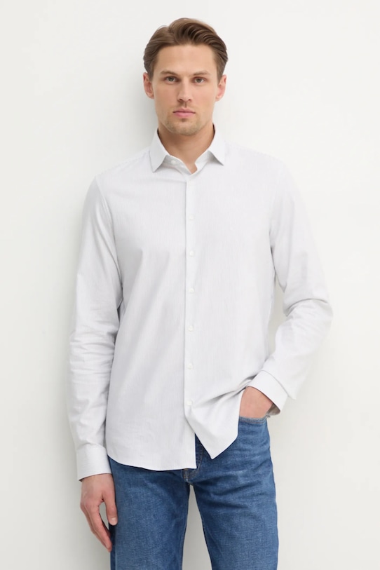 Calvin Klein cămașă lung alb K10K113844