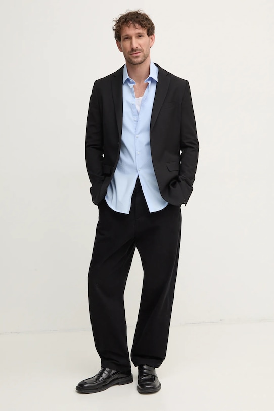 Calvin Klein koszula K10K113846 niebieski SS25