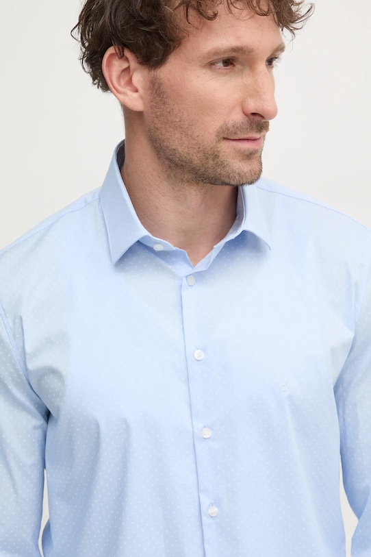 Calvin Klein koszula niebieski K10K113846