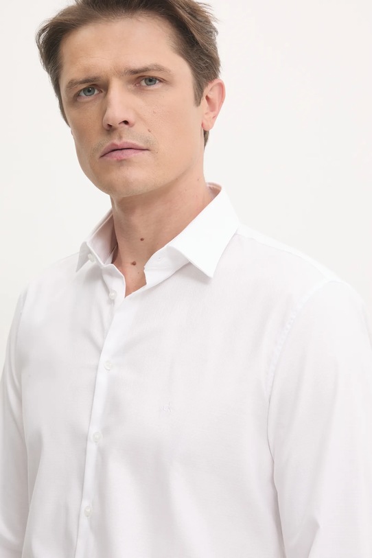 Calvin Klein camicia slim bianco K10K114326