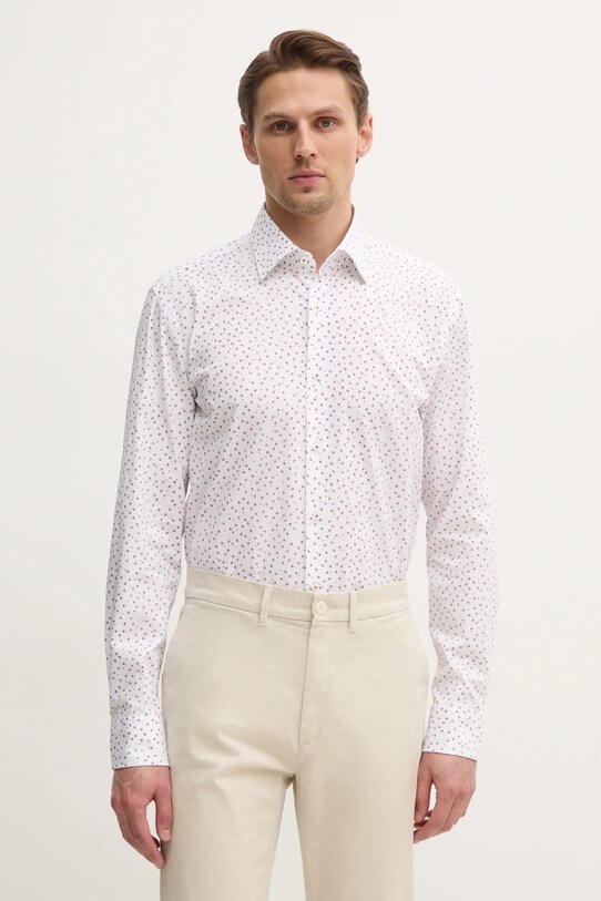 BOSS camasa cu modele alb 50532871