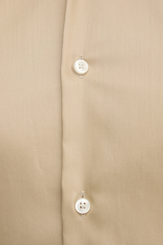 Бавовняна сорочка BOSS 50532875 бежевий SS25