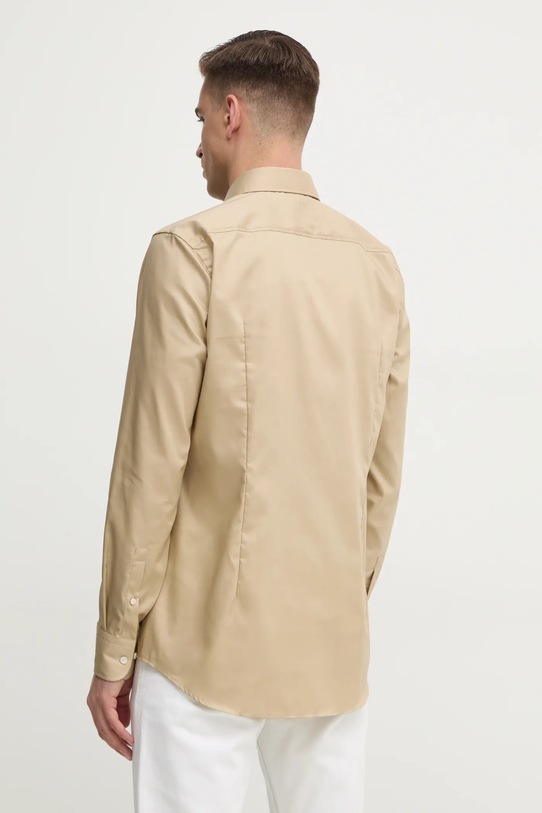 Бавовняна сорочка BOSS бежевий 50532875